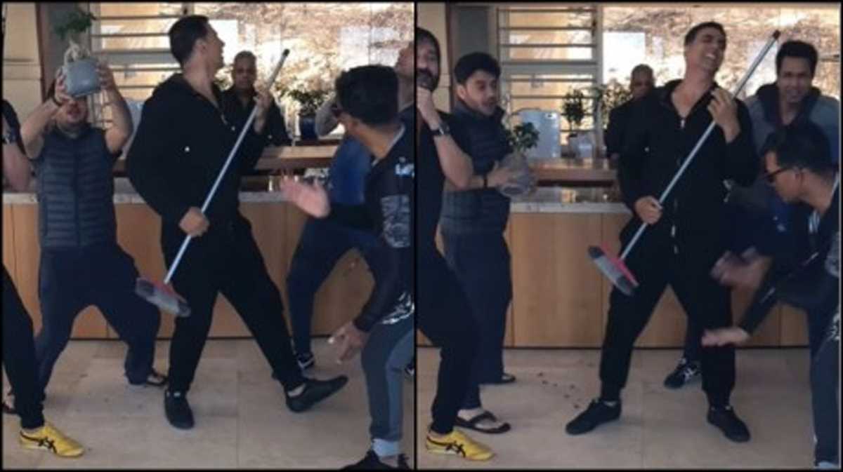 बॉलीवुड के खिलाड़ी अक्षय कुमार ने मजेदार अंदाज में मनाया फ्रेंडशिप डे